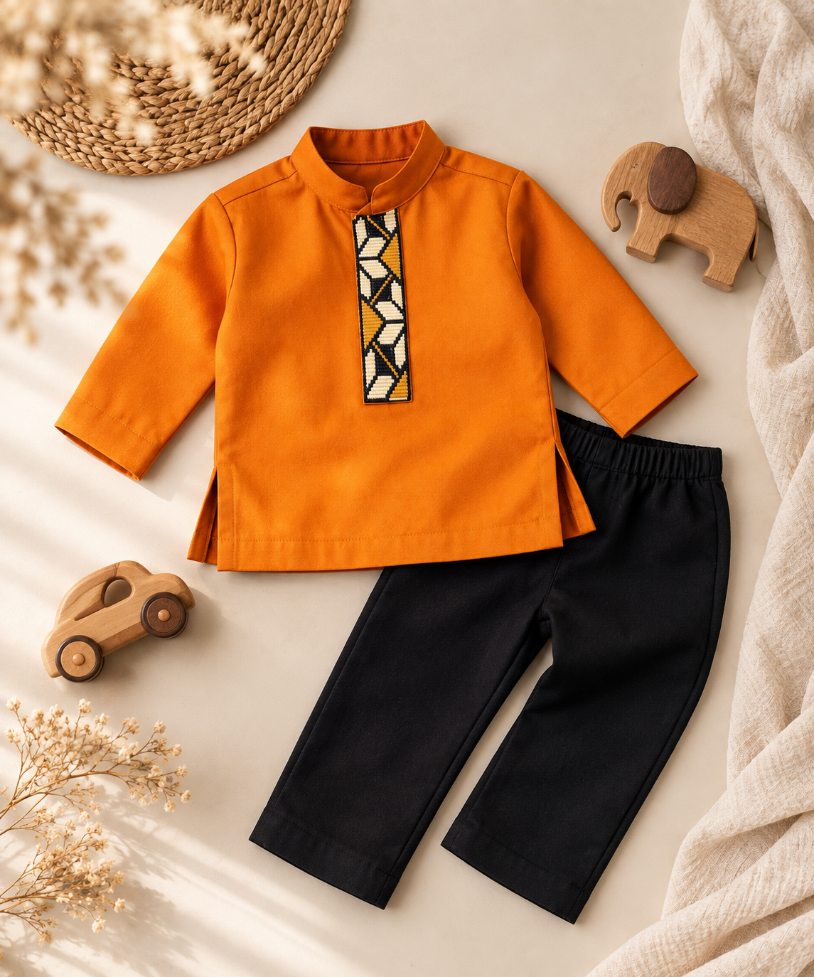 Tunique Enfant Wax Ambre