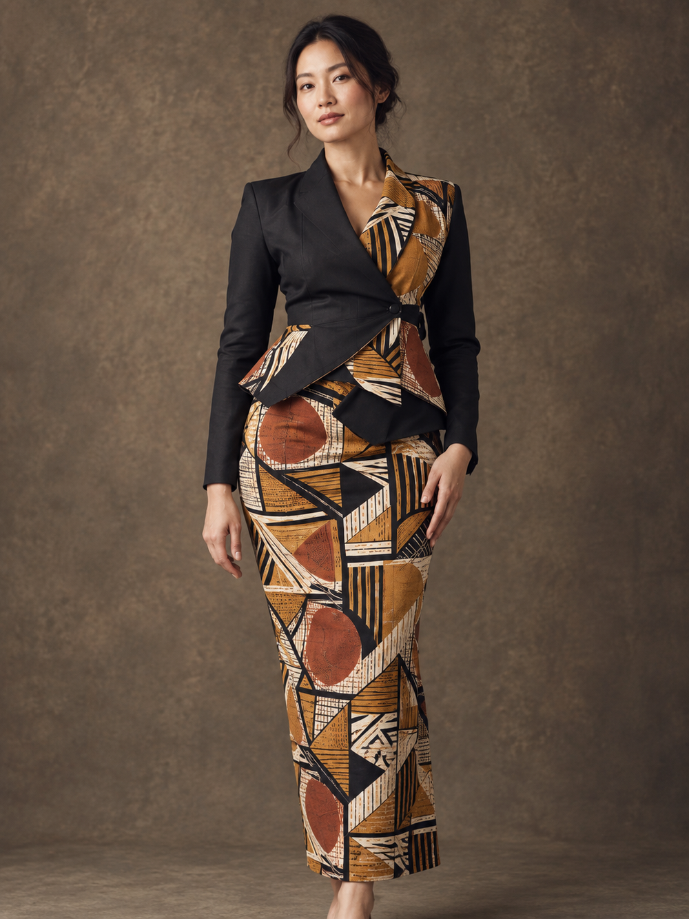 African woman in traditional attire