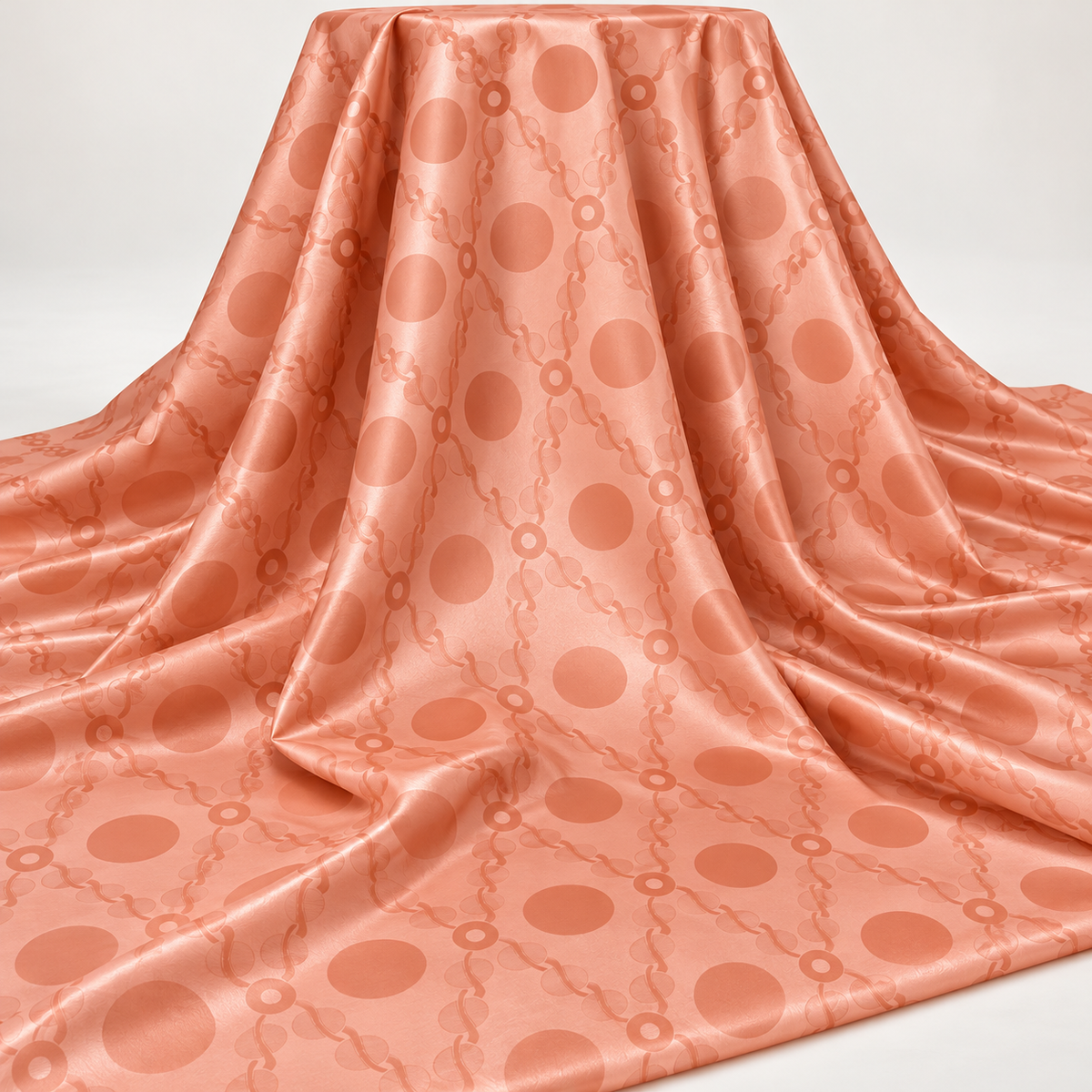Bazin riche damassé – Pêche corail (3 m, le complet)