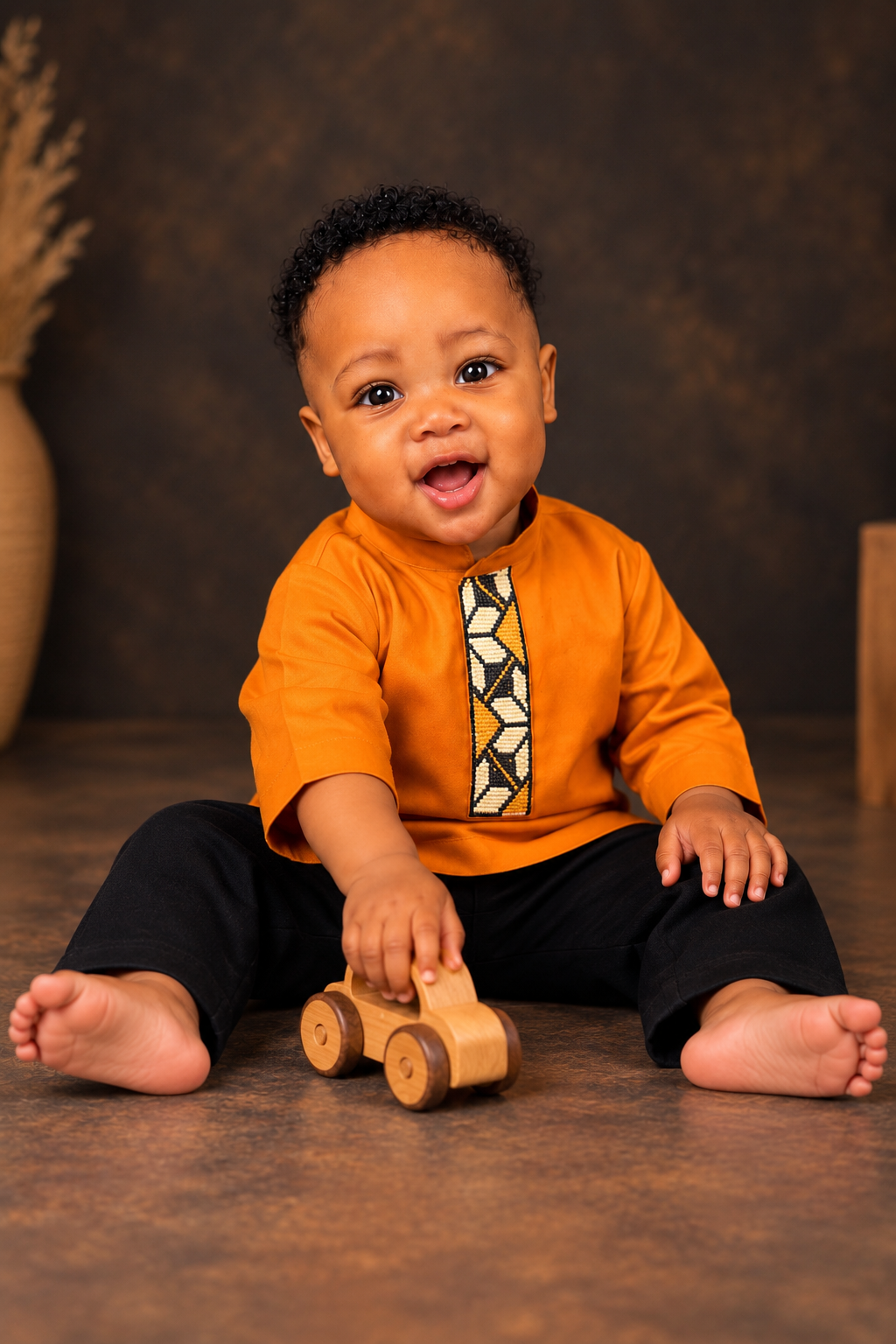 Tunique Enfant Wax Ambre