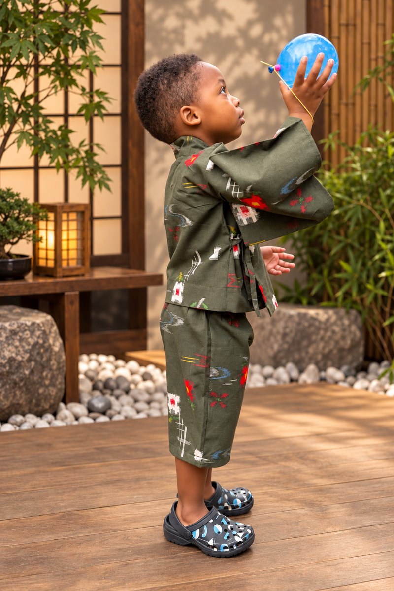 モダンにアレンジされた着物コート – photo 5