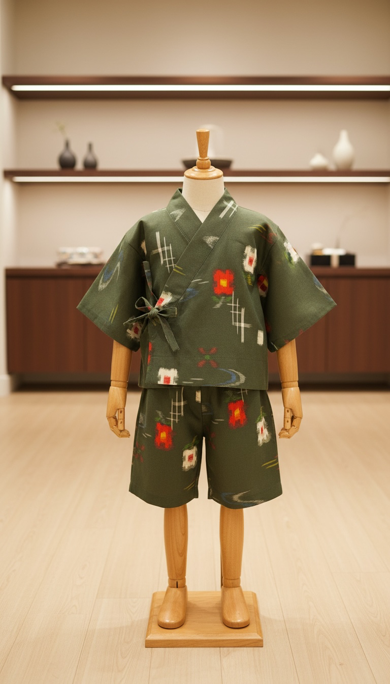 モダンにアレンジされた着物コート – photo 2