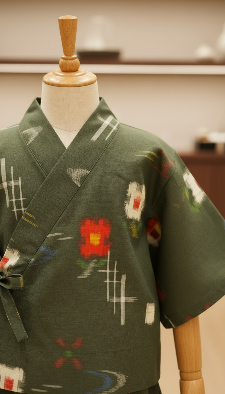 モダンにアレンジされた着物コート – photo 7